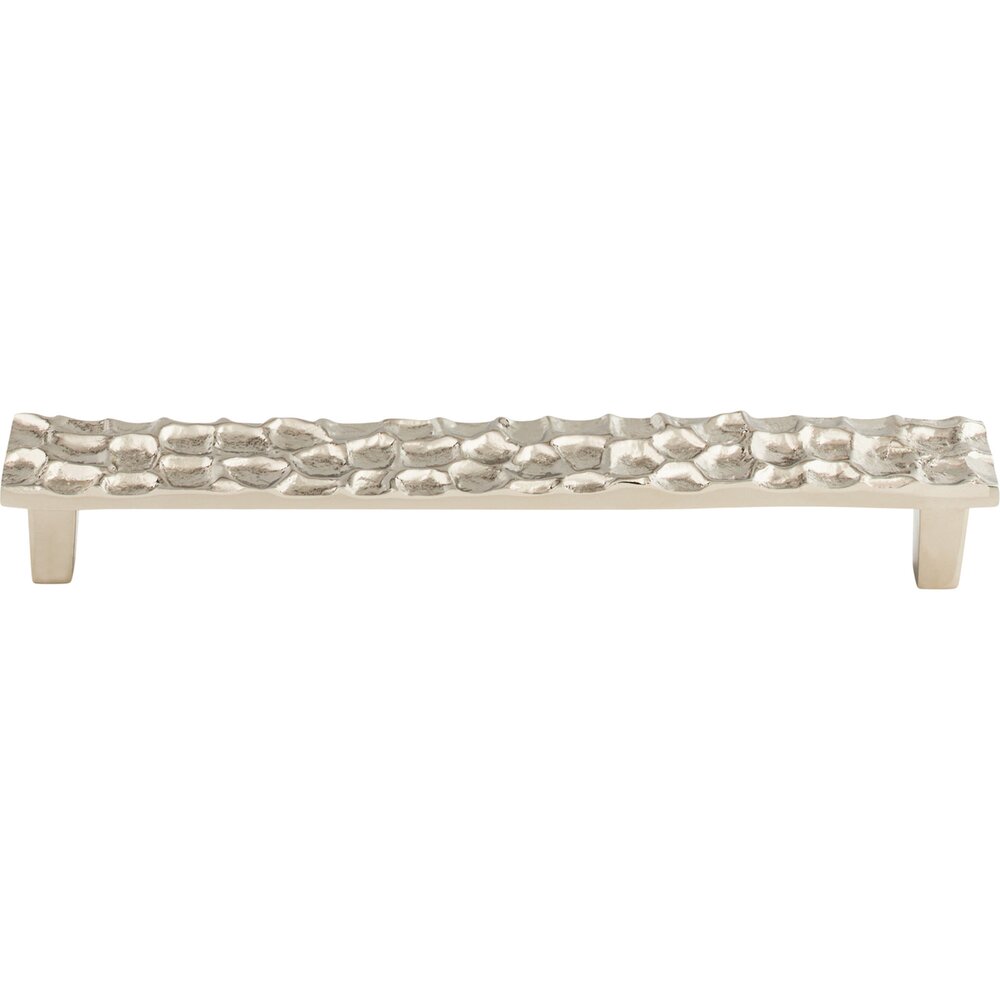 Cobblestone 7 9/16" Centers Bar Pull in Polished Nickel