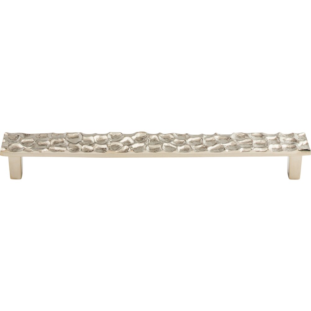 Cobblestone 8 13/16" Centers Bar Pull in Polished Nickel