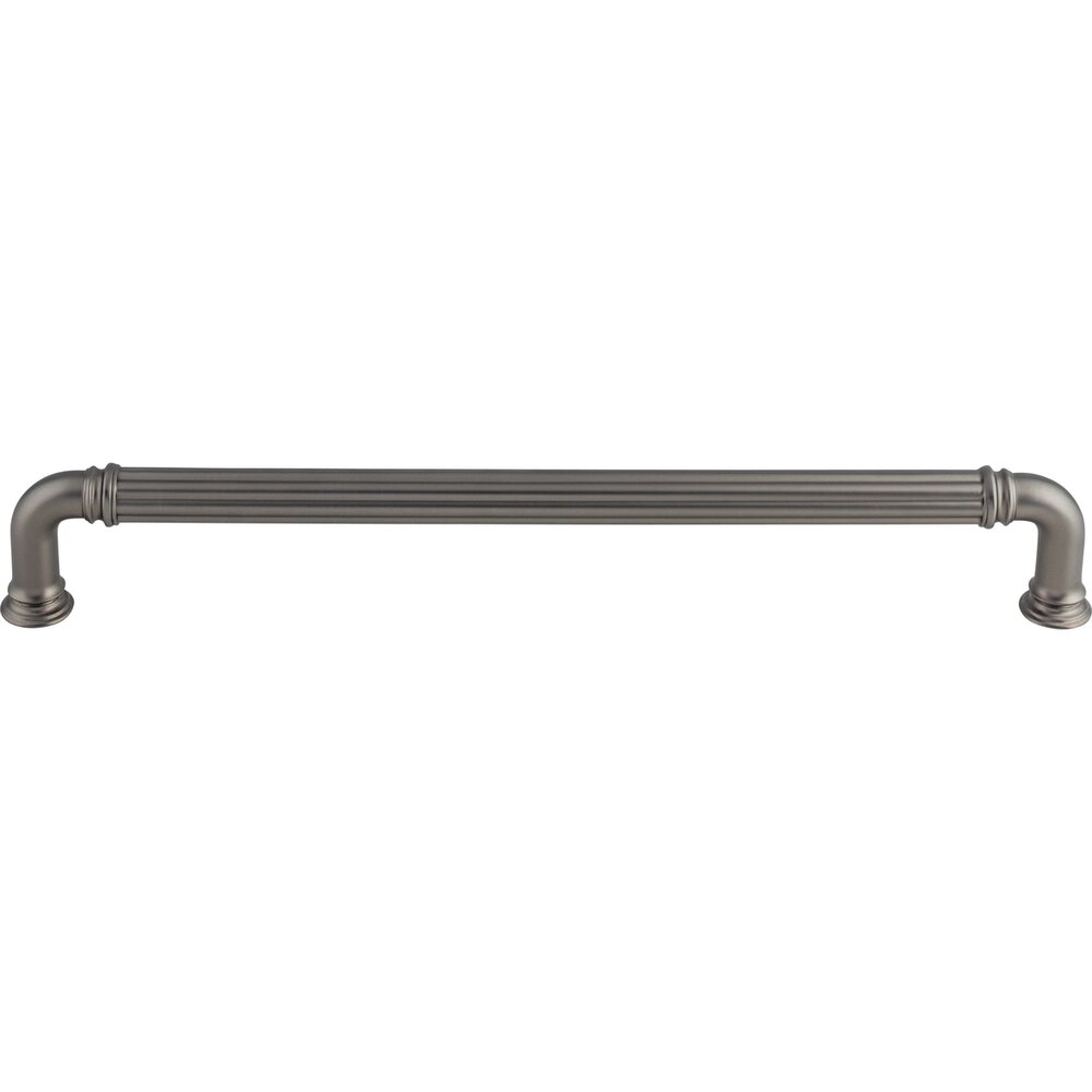 Reeded 18" Centers Appliance Pull in Ash Gray