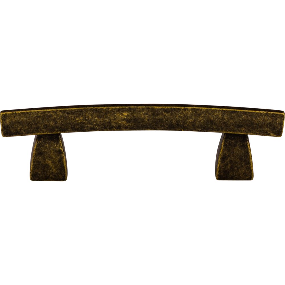 Arched 3" Centers Arch Pull in German Bronze