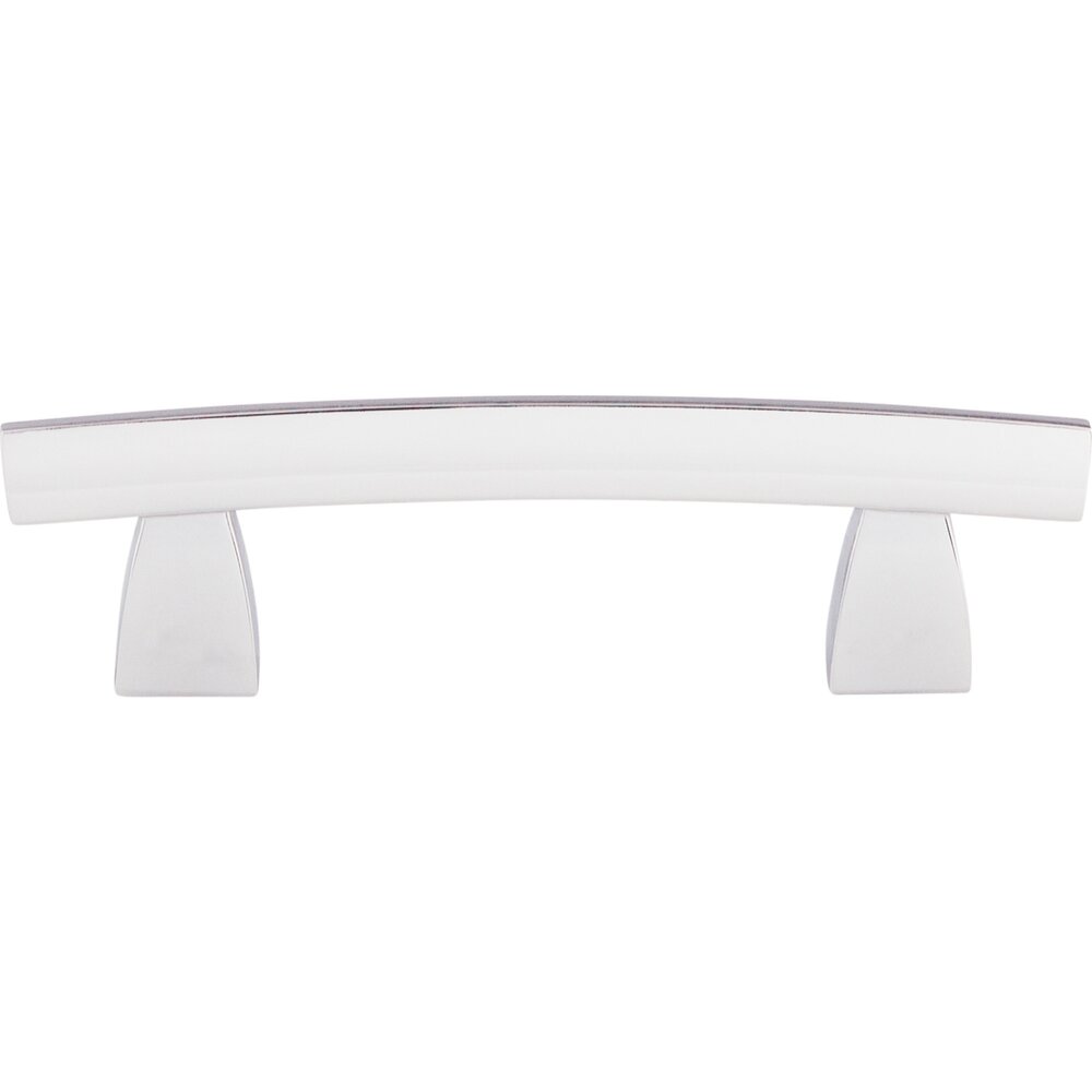 Arched 3" Centers Arch Pull in Polished Chrome