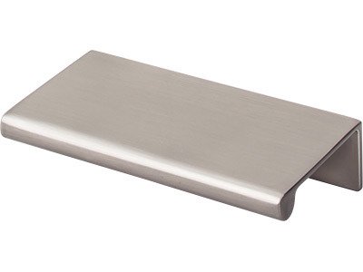 Europa 2" Centers Finger Pull in Brushed Satin Nickel