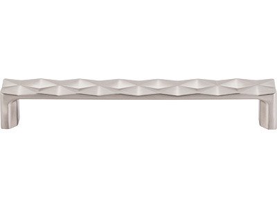 Quilted 6 5/16" Centers Bar Pull in Brushed Satin Nickel