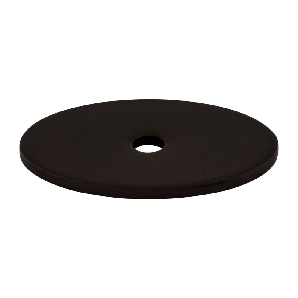 Oval 1 1/2" Knob Backplate in Oil Rubbed Bronze