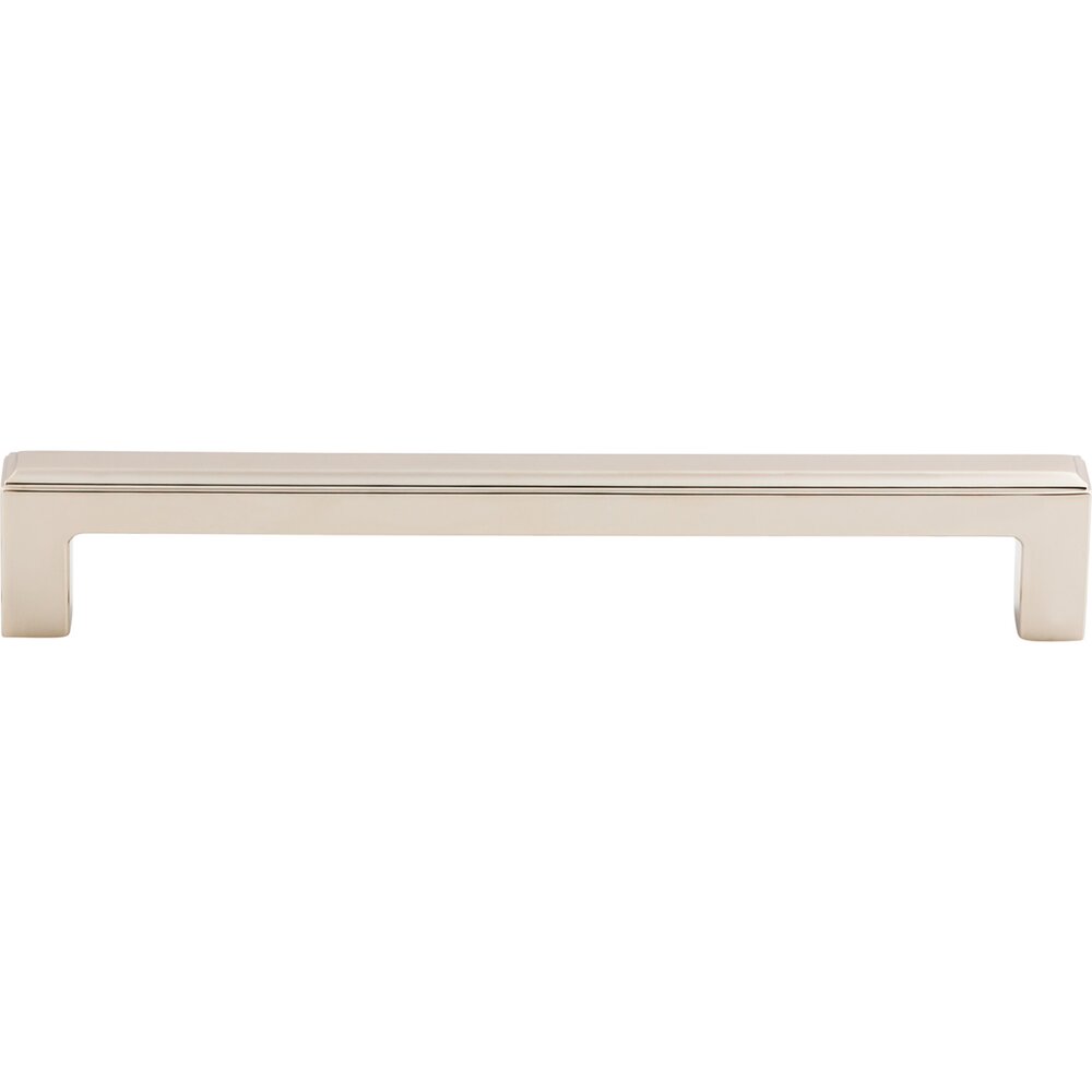 Podium 6 5/16" Centers Bar Pull in Polished Nickel