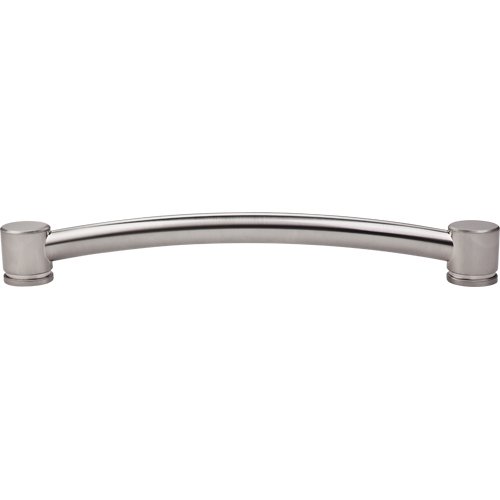 Oval Thin 12" Centers Appliance Pull in Brushed Satin Nickel