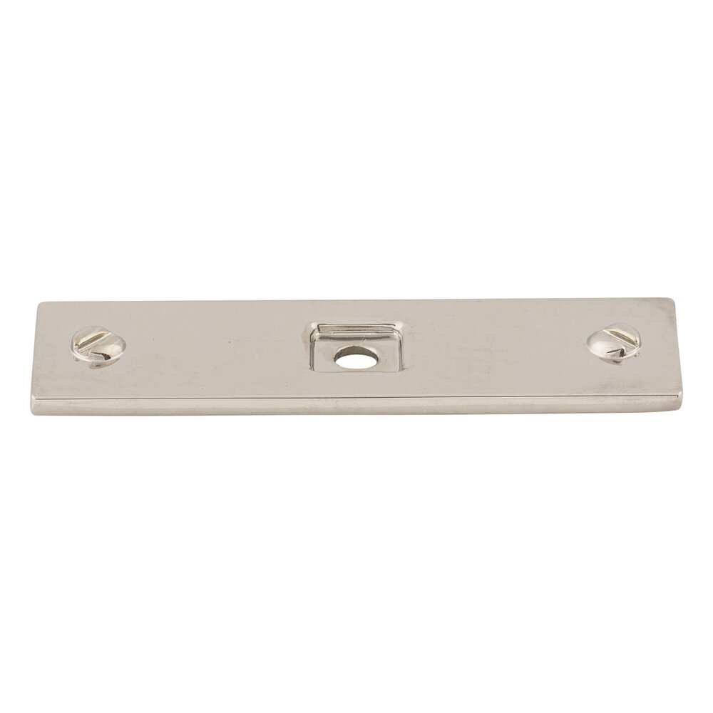 Channing 3" Knob Backplate in Polished Nickel
