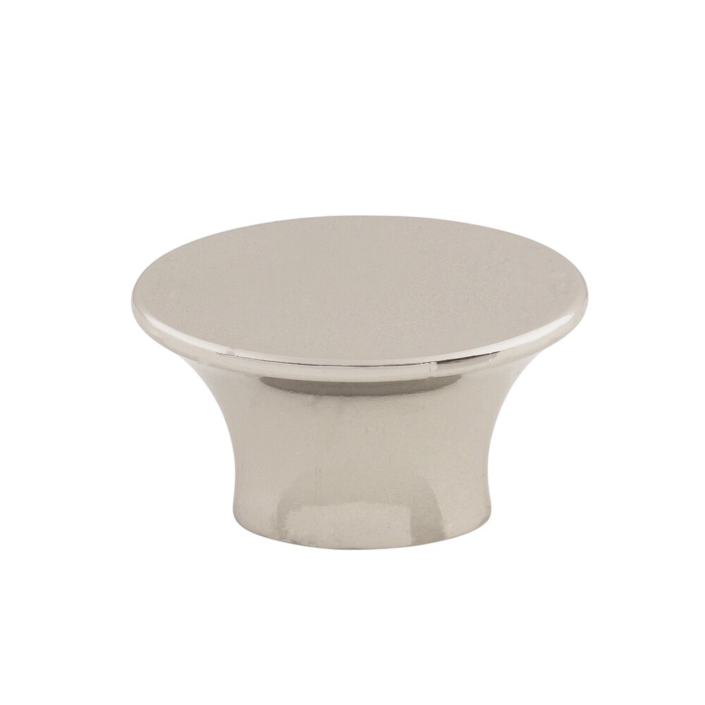 Edgewater 1 1/2" Long Oval Knob in Polished Nickel