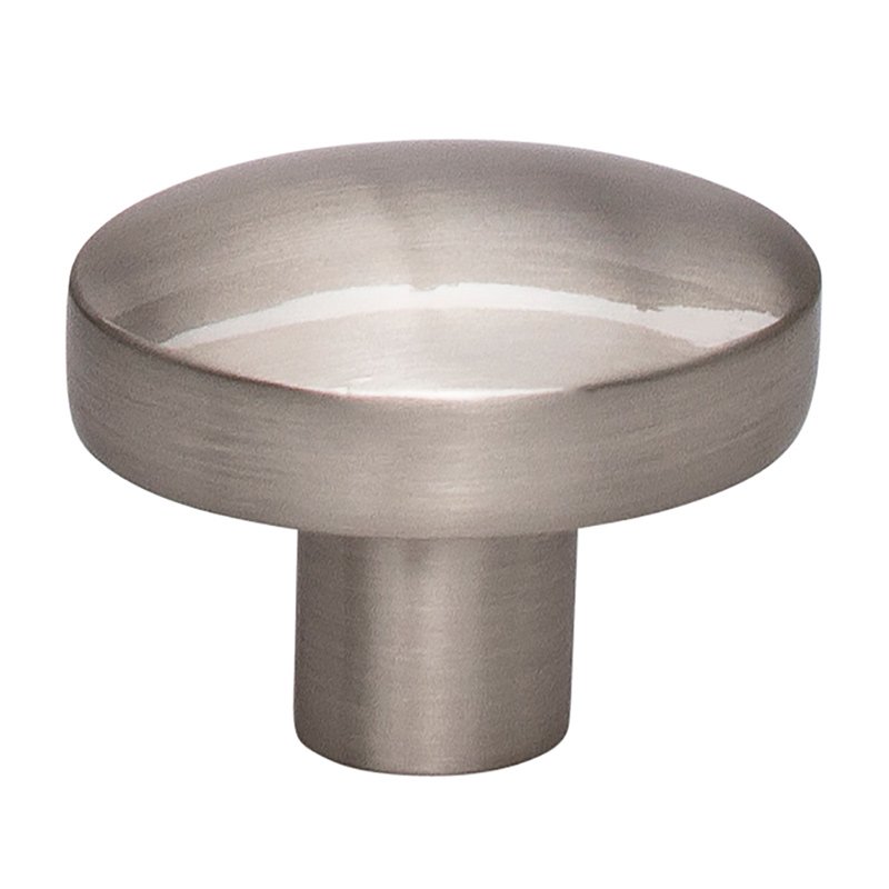 Hillmont 1 3/8" Long Oval Knob in Brushed Satin Nickel