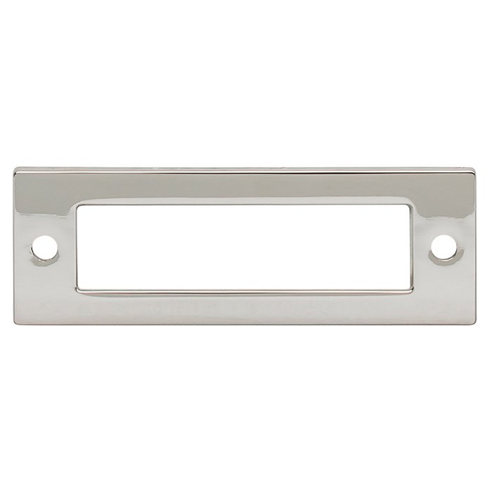 Hollin 3" Centers Pull Backplate in Polished Nickel