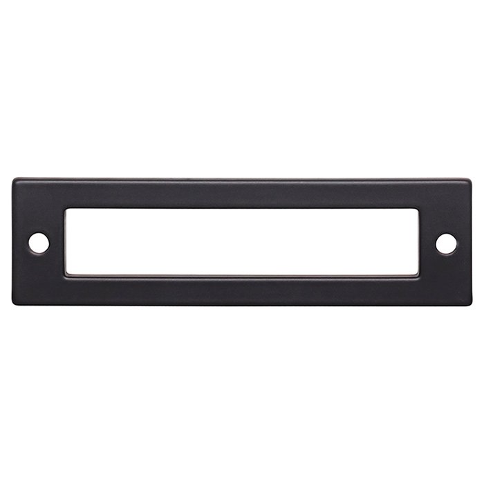 Hollin 3 3/4" Centers Pull Backplate in Flat Black