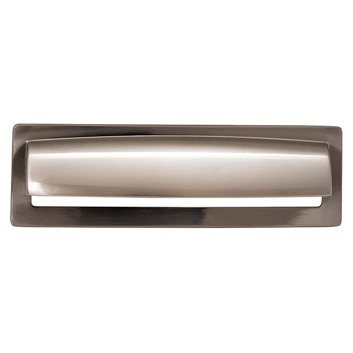 Hollin 5 1/16" Centers Cup Pull in Brushed Satin Nickel