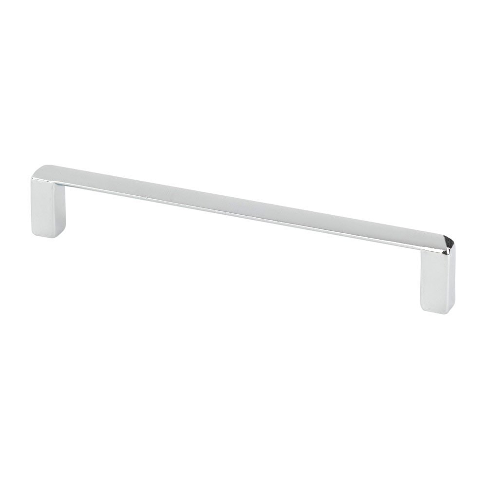 5" Centers Thin Modern Cabinet Pull in Chrome