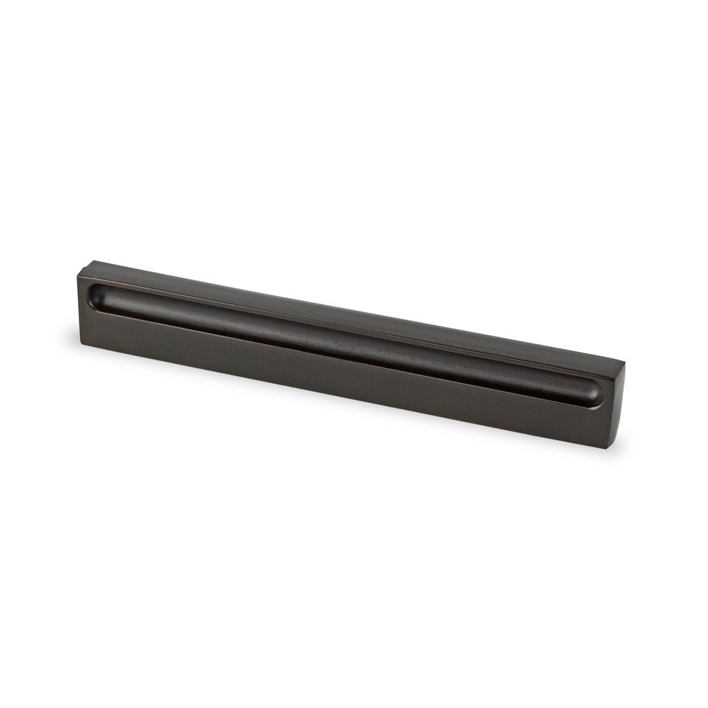2 1/2" Centers Ruler Pull in Brushed Oil Rubbed Bronze