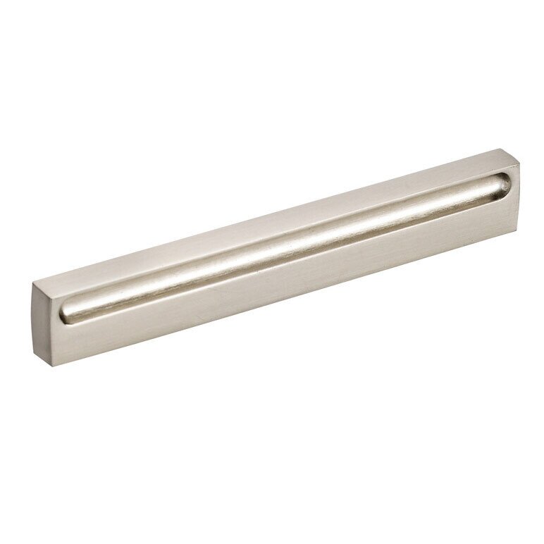 2 1/2" (64mm) Centers Ruler Pull in Brushed Nickel
