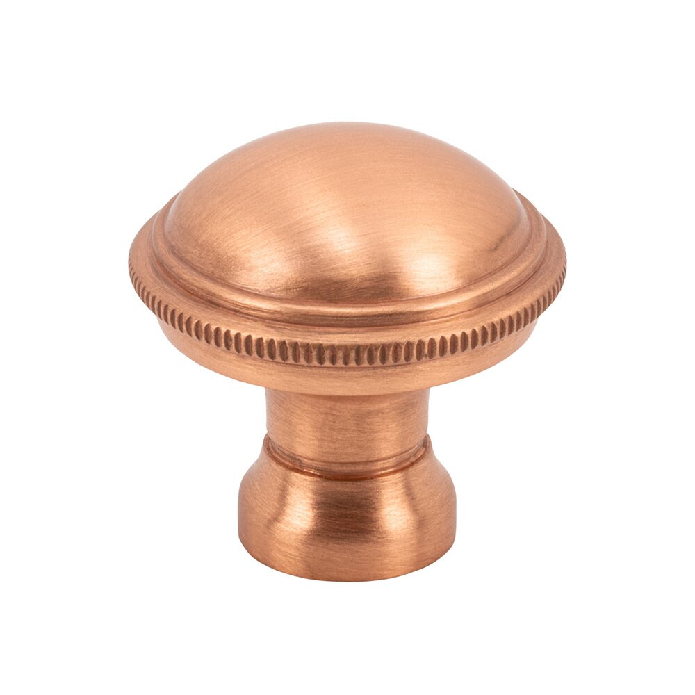 1-1/8" Round Knob in Satin Copper