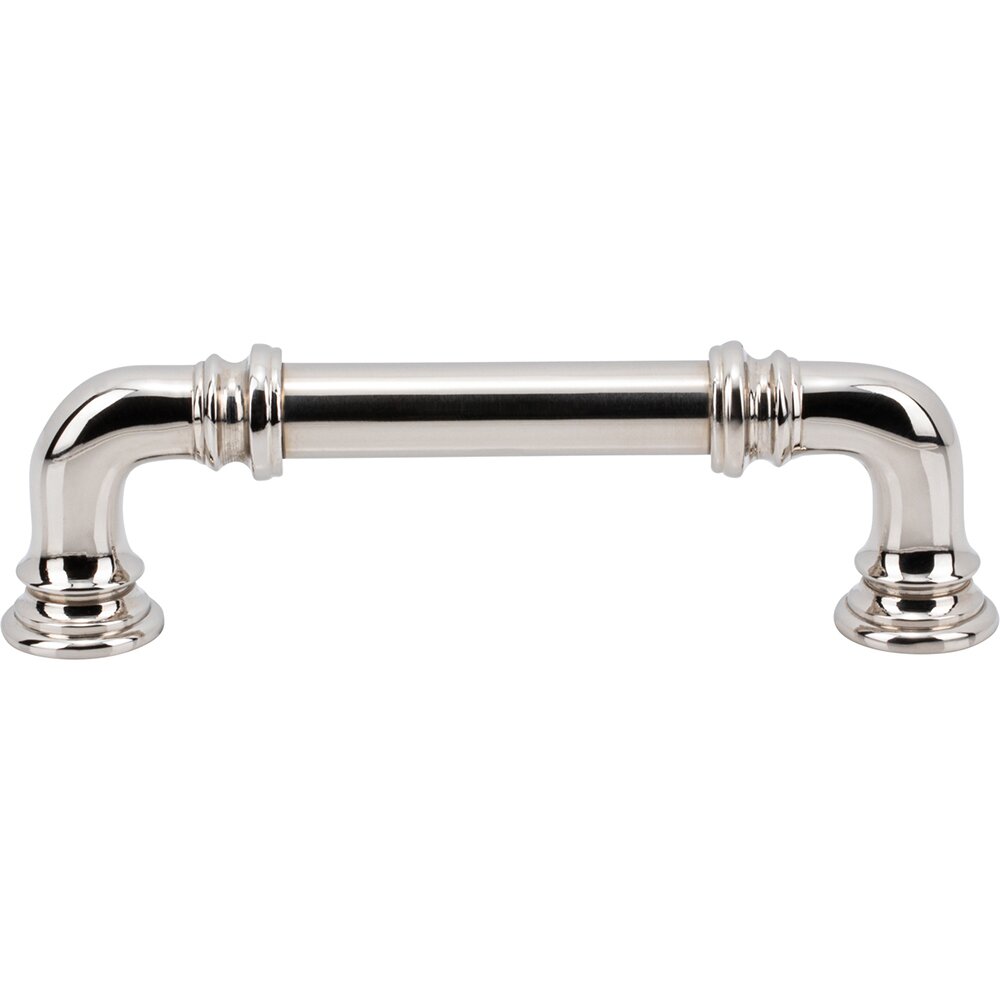 3 3/4" Centers D Handle in Polished Nickel
