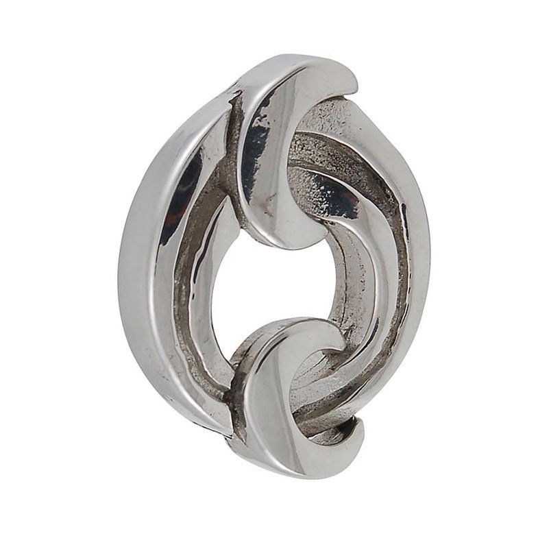 Link Knob in Polished Silver