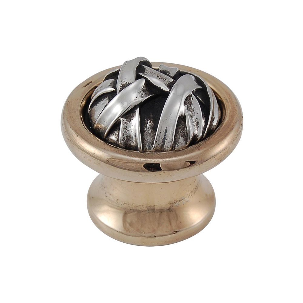 Large Mummy Wrap Knob 1 1/4" in Two Tone