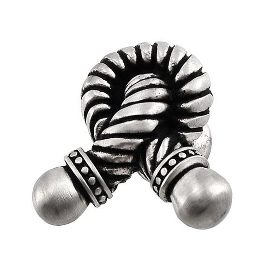 Small Twisted Rope Knob in Antique Nickel