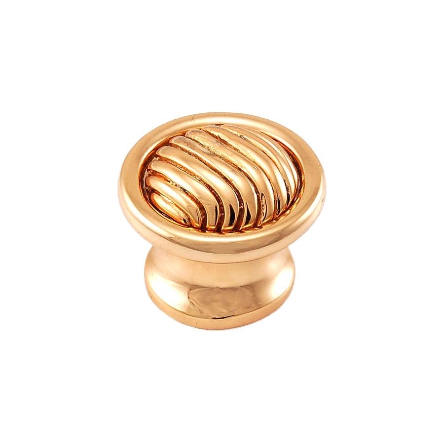 Large Knob in Polished Gold
