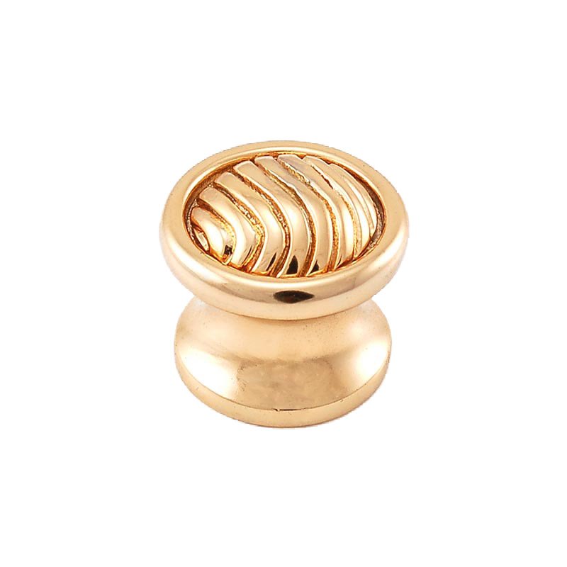 Small Knob in Polished Gold