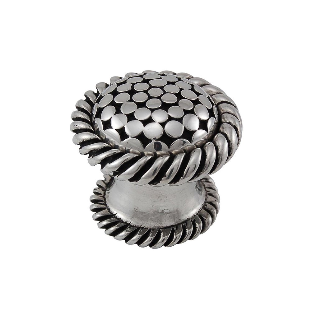 Large Knob 1 1/4" in Antique Silver