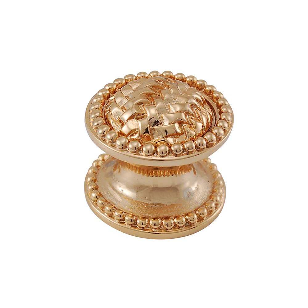 Large Knob 1 1/4" in Polished Gold