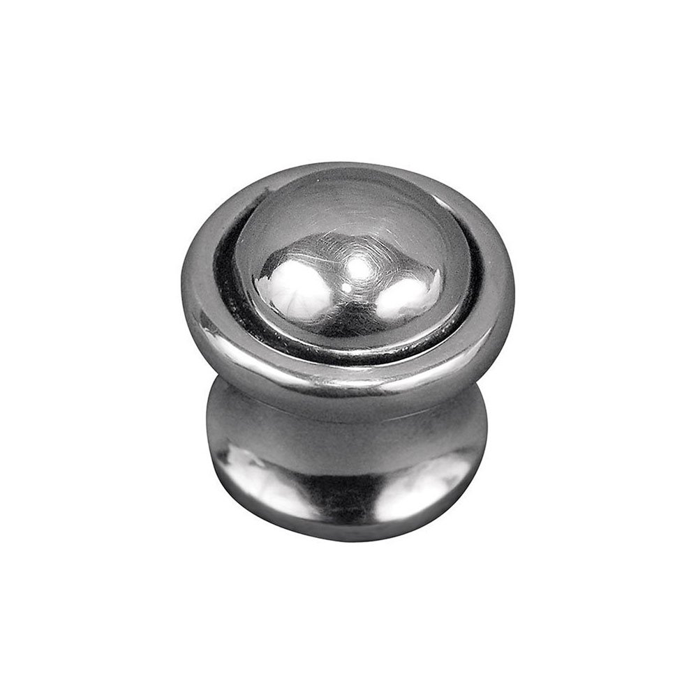 Small Knob 1" in Antique Silver
