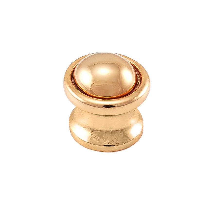Small Knob 1" in Polished Gold