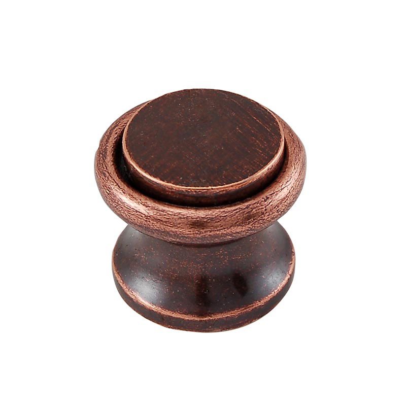 Small Knob 1" in Antique Copper