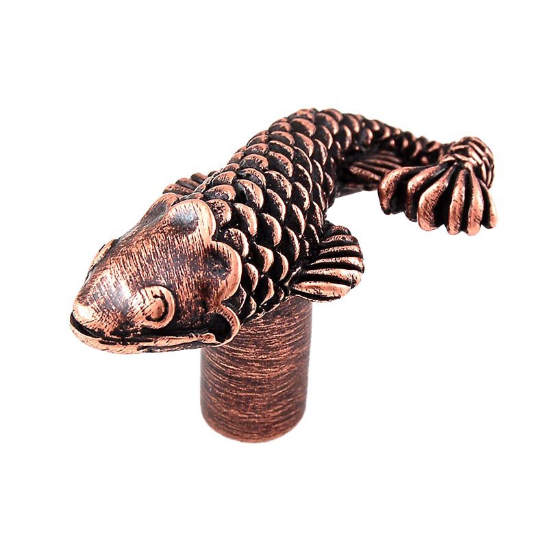 Fish Knob in Antique Copper