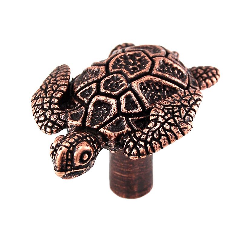 Turtle Knob in Antique Copper