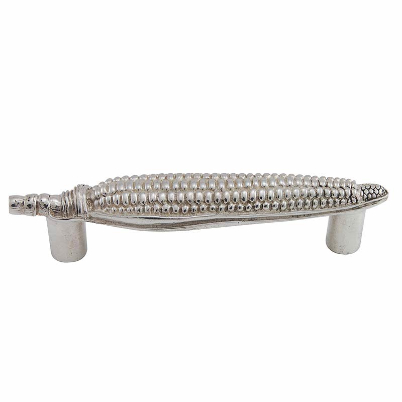 Fruits and Veggies - Corn On The Cob Handle 76mm in Polished Silver