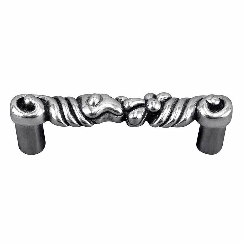 Abstract Handle 76mm in Antique Silver