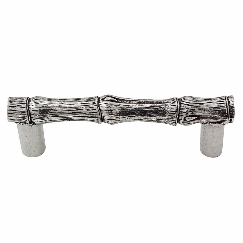 Bamboo Handle 76mm in Vintage Pewter