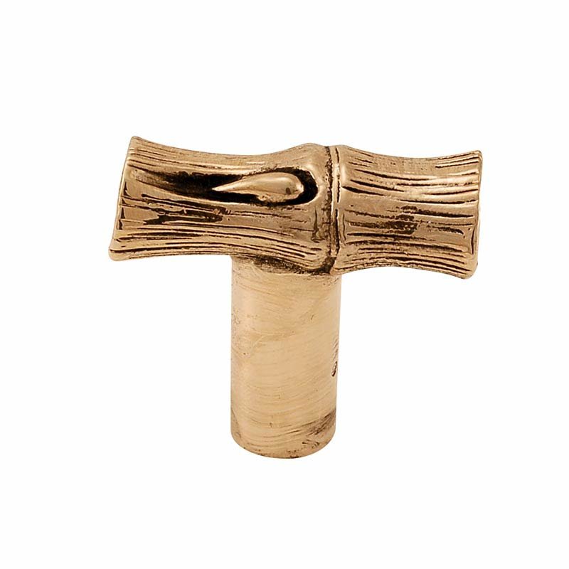 Bamboo Knob in Antique Gold
