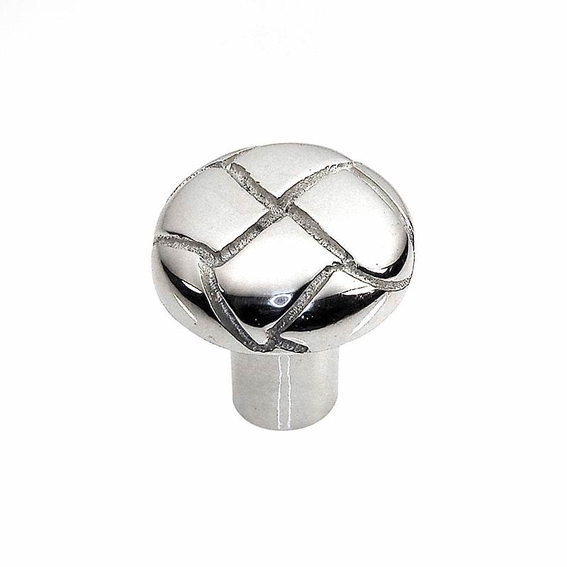1 1/8" Button Knob in Polished Nickel