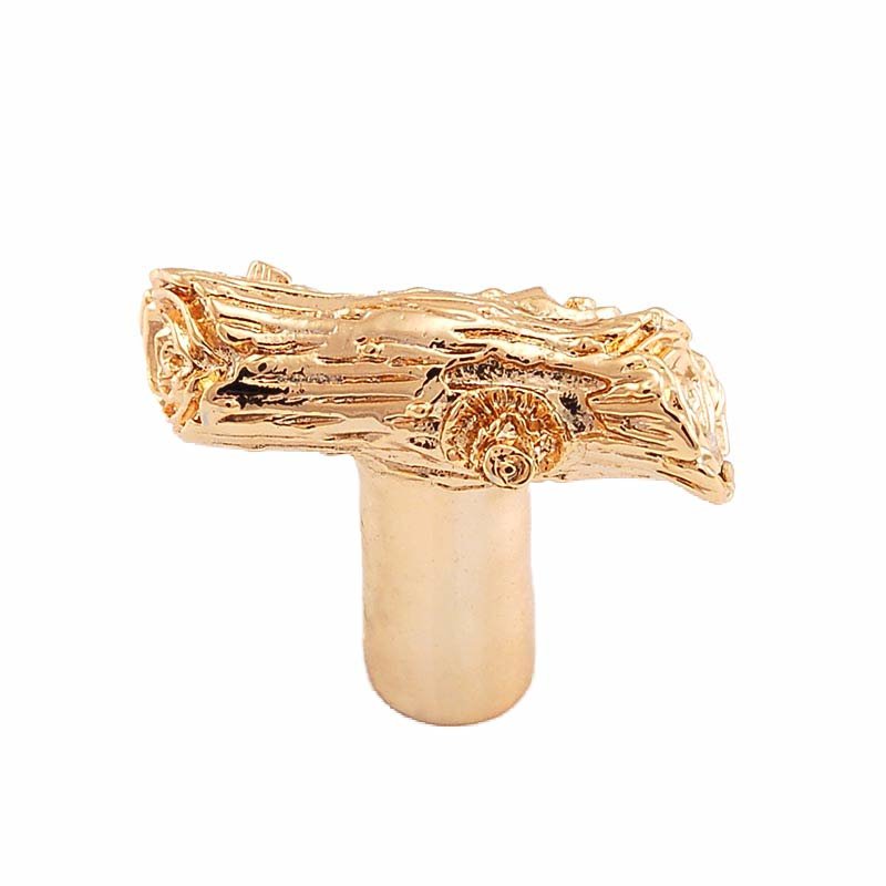 Tree Branch Knob in Polished Gold