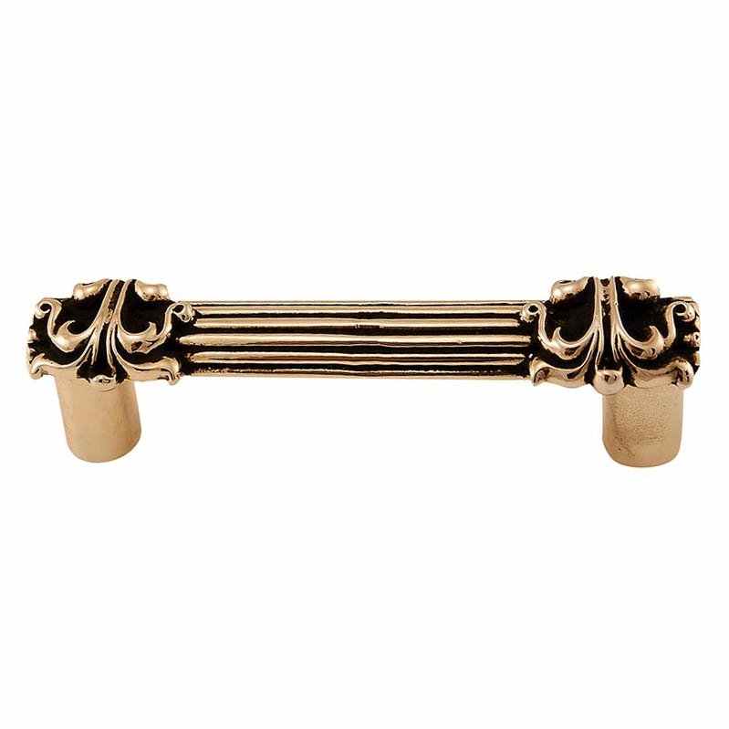 Ornate Handle 76mm in Antique Gold
