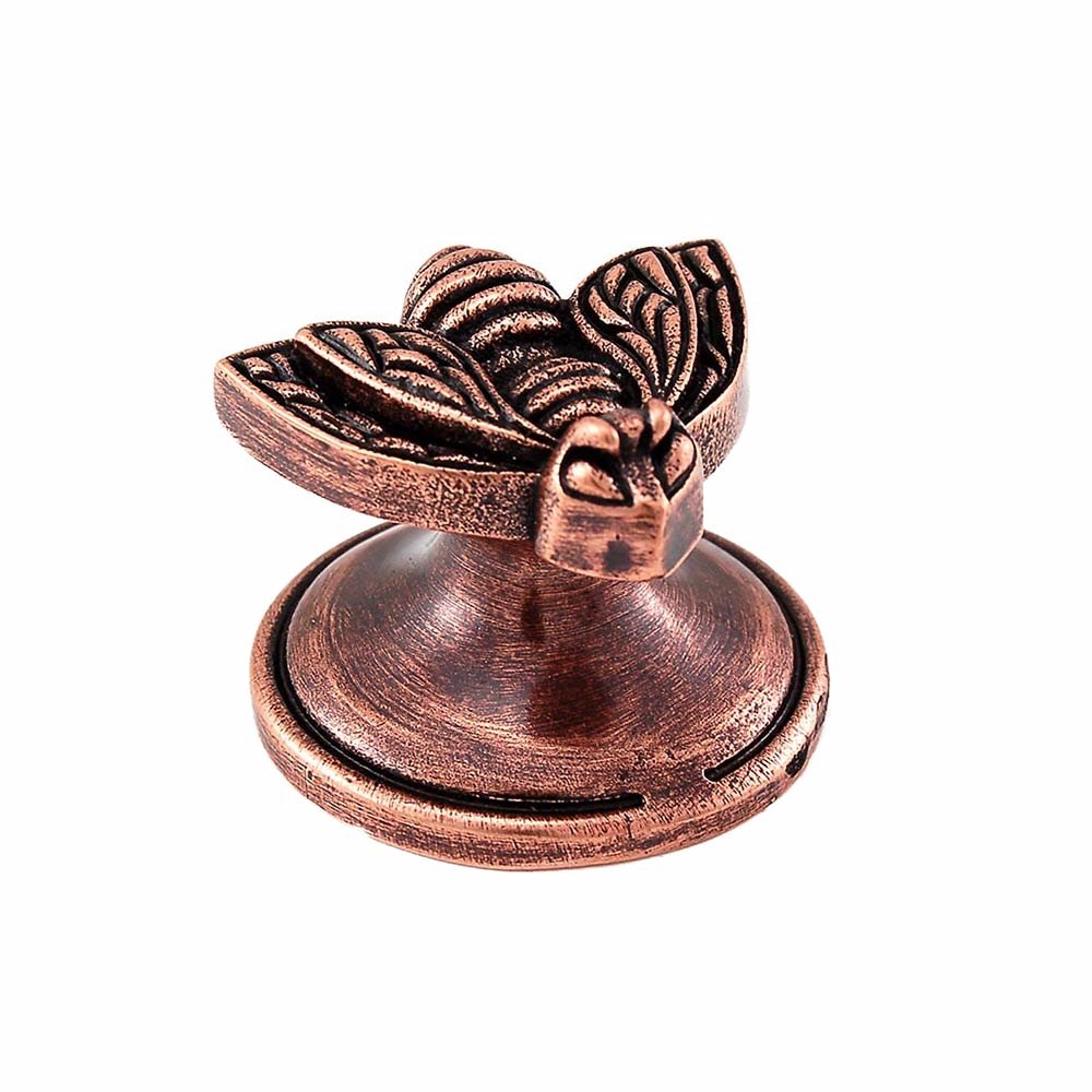 Large Bumble Bee Knob in Antique Copper
