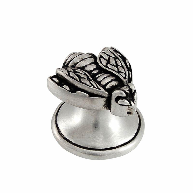 Small Bumble Bee Knob in Antique Nickel