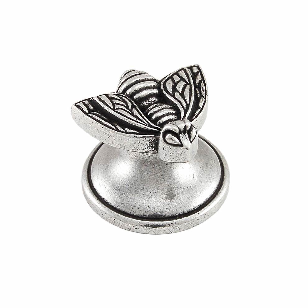 Small Bumble Bee Knob in Vintage Pewter