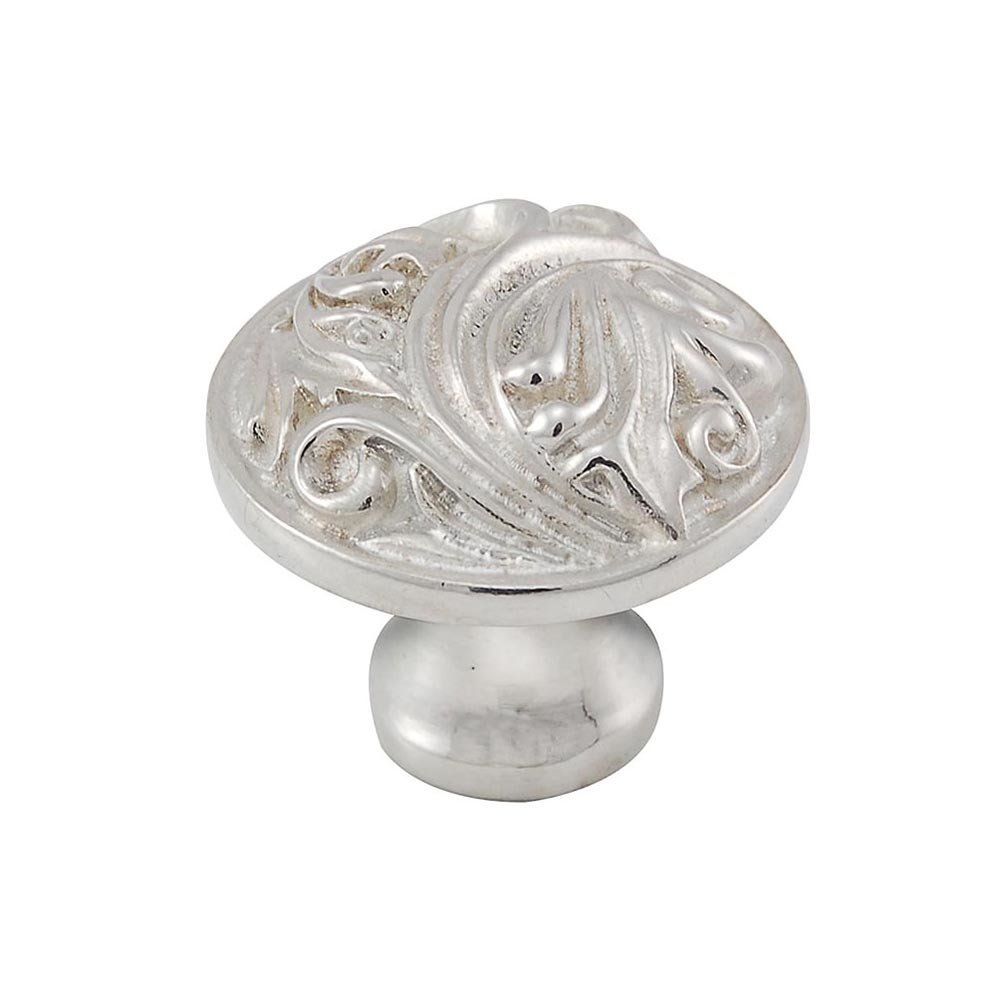1 1/4" Small Base Knob in Polished Nickel