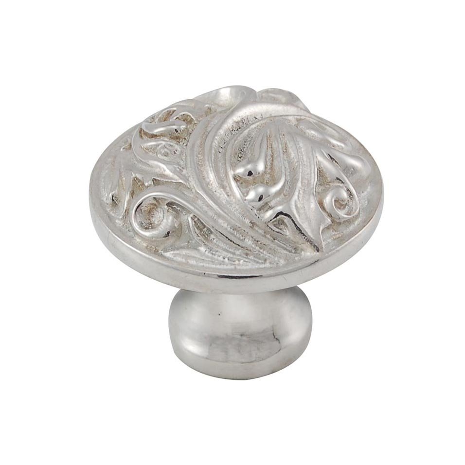 1 1/4" Small Base Knob in Polished Silver