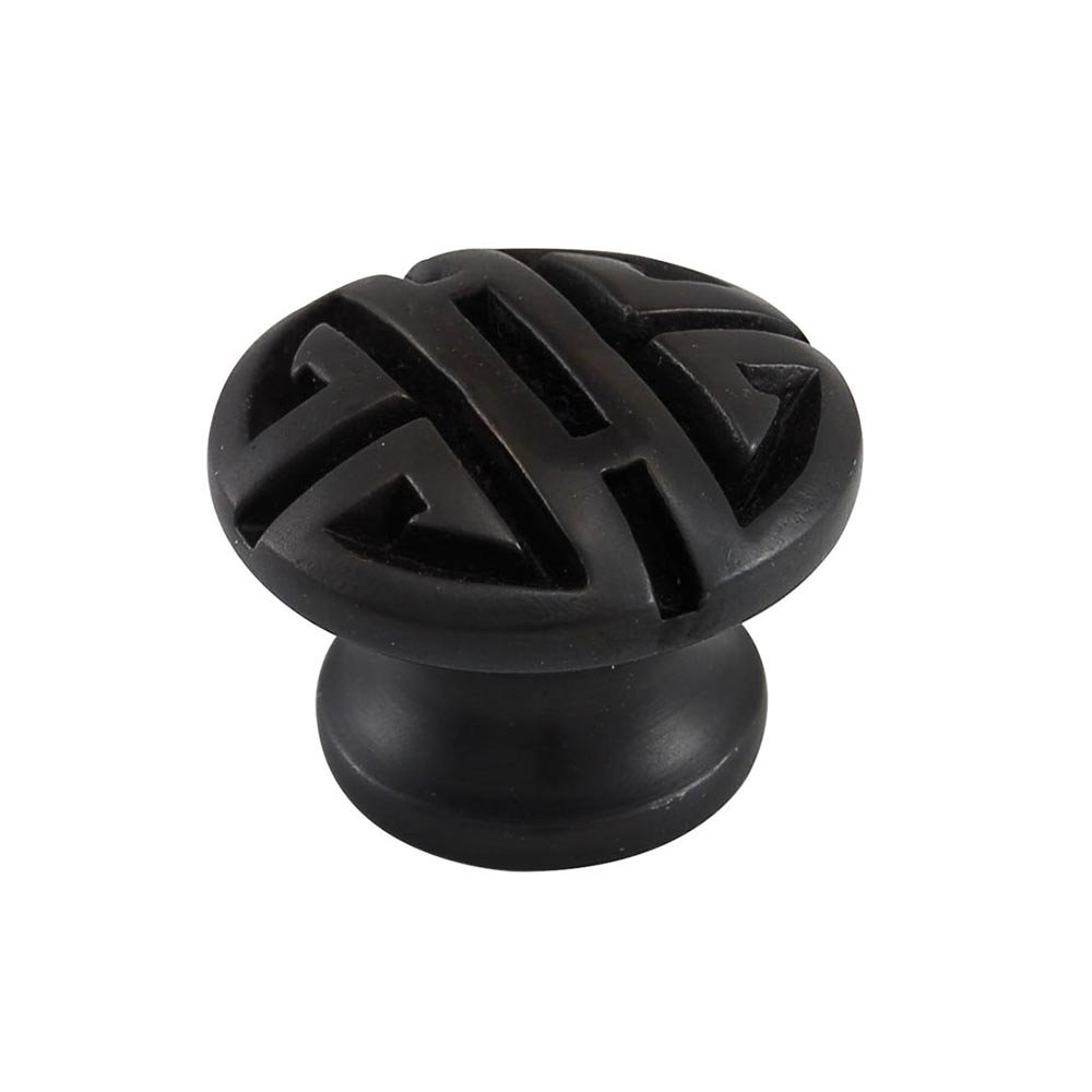 Large Oriental Knob 1 1/8" in Oil Rubbed Bronze
