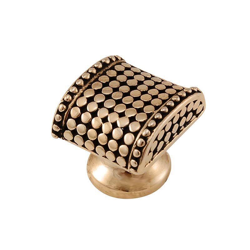 Small Spotted Knob in Antique Gold