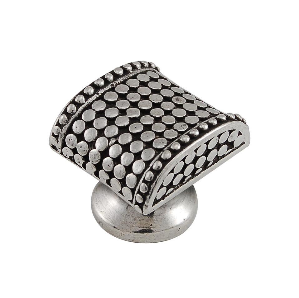 Small Spotted Knob in Vintage Pewter