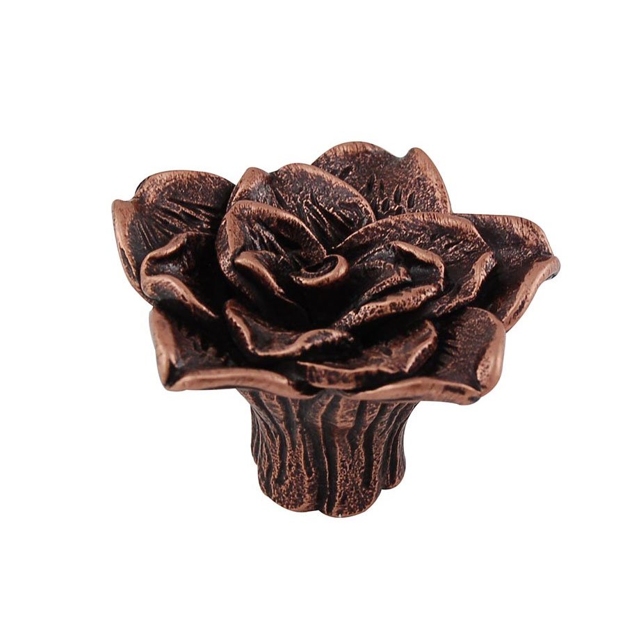 1 1/4" Rose Knob in Antique Copper