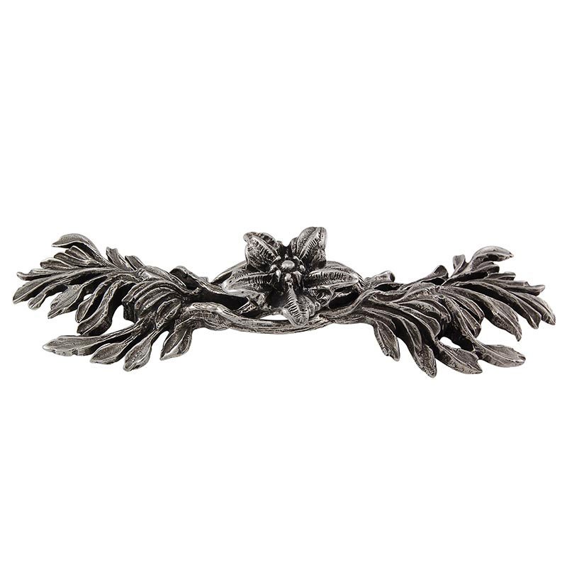 3" Centers Lily Pull in Vintage Pewter